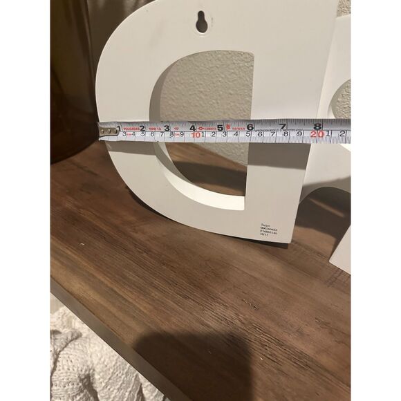 DREAM Wood Pink/White Hanging or Shelf Lettering Decor - Picture 10 of 11